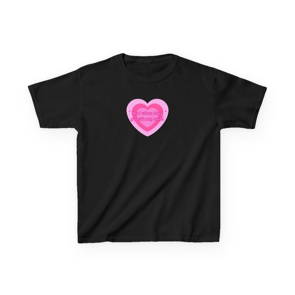 Baby Tee — Pink Heart Valentine Tee