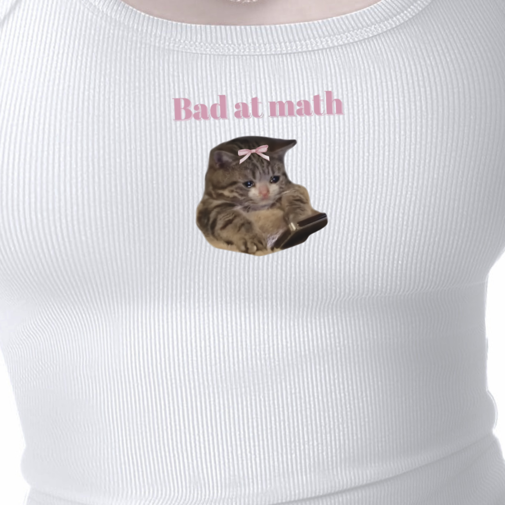 Bad at Math Tank Top