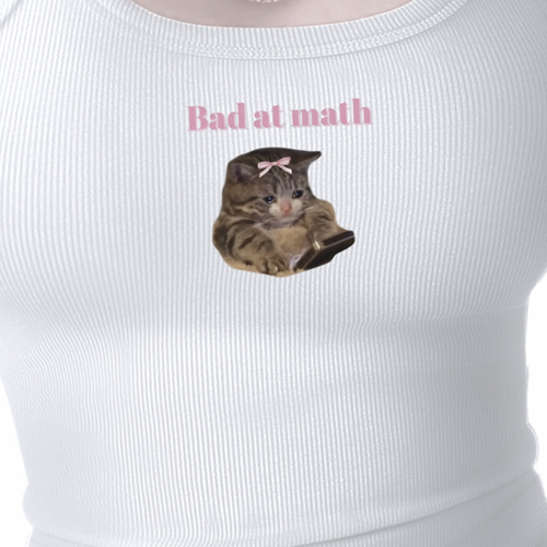 Bad at Math Tank Top