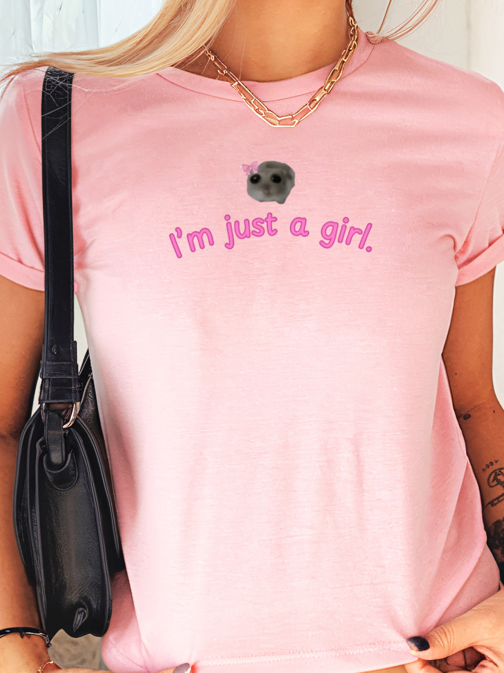 "I'm just a girl" Baby Tee