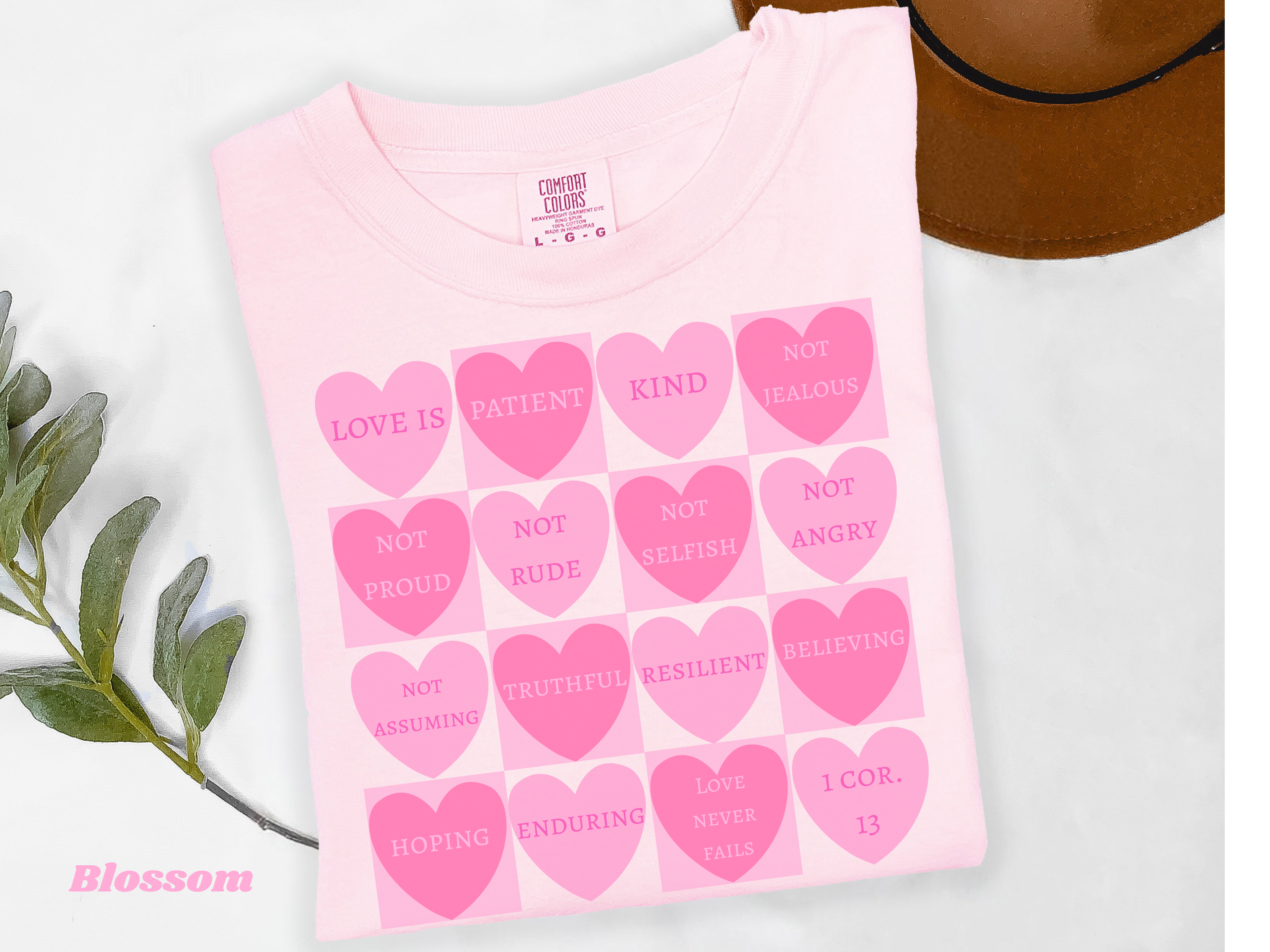 What Love Is T-shirt | Christian Valentine's Day Shirt | Heart Candy | 1 Corinthians 13 | Comfort Colors