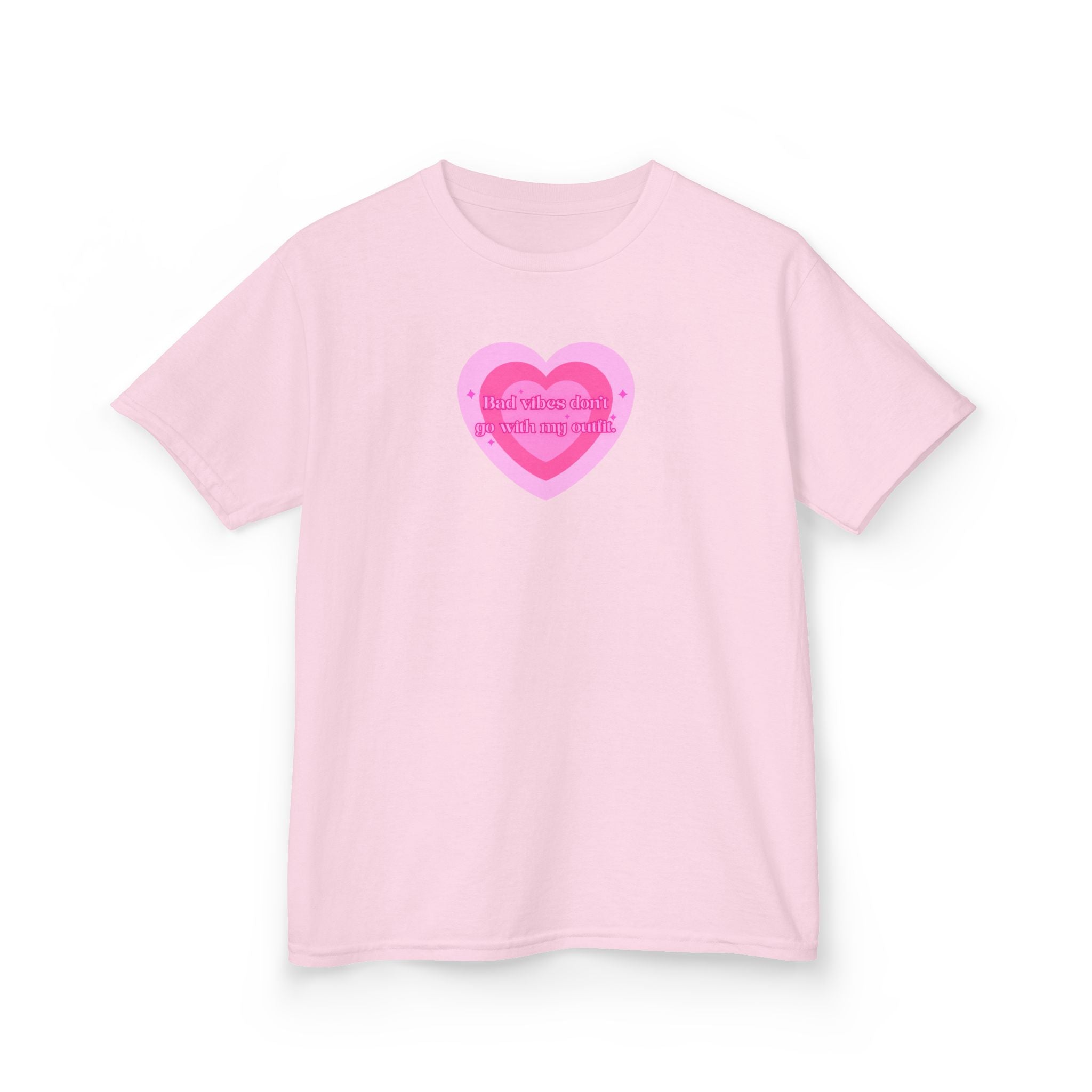 Baby Tee — Pink Heart Valentine Tee